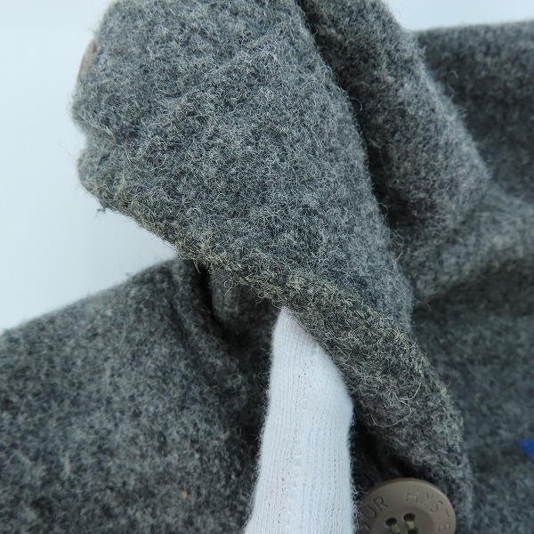 実際に弊社で買取させて頂いたHYSTERIC GLAMOUR/ヒステリックグラマー ウール混 ダッフルコート 2AC-8030 /Fの画像 7枚目