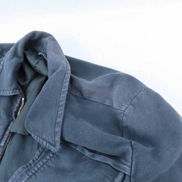 実際に弊社で買取させて頂いたMartin Margiela/マルタンマルジェラ 04AW Moleskin ジャケット/46の画像 8枚目
