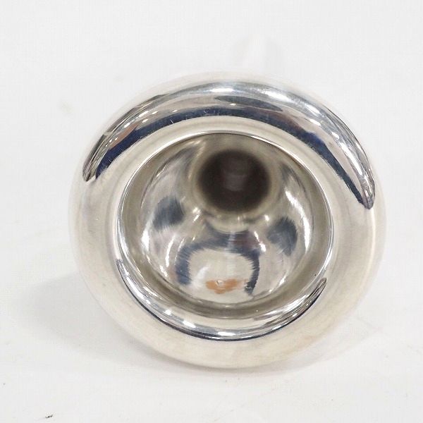 実際に弊社で買取させて頂いたLASKEY/ラスキー 48C トロンボーン用 マウスピース シルバーの画像 3枚目