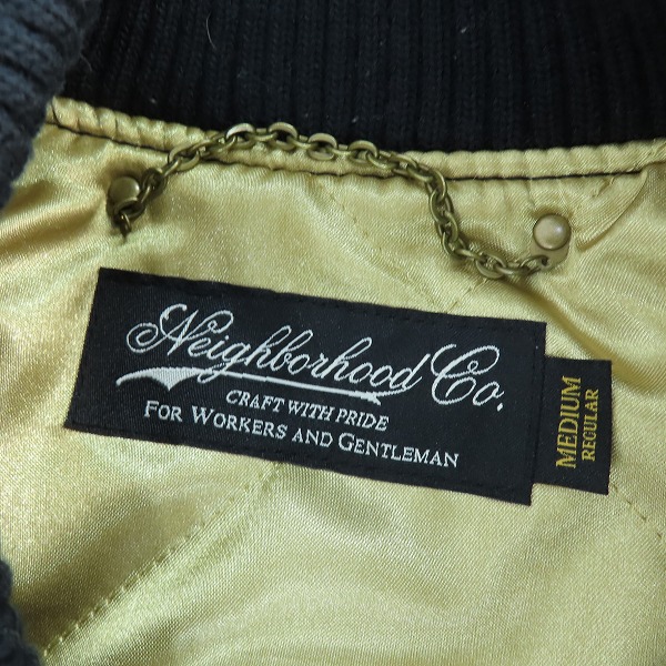 実際に弊社で買取させて頂いたNEIGHBORHOOD/ネイバーフッド 14AW バーシティースタジャン 142TSNH-JKM05/Mの画像 2枚目