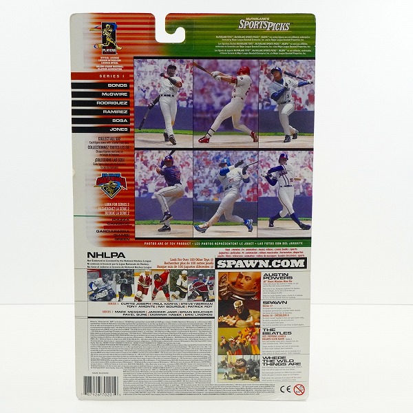 実際に弊社で買取させて頂いた【未開封】McFARLANE TOYS/マクファーレントイズ ビッグリーグチャレンジ #25 MARK McGWIRE マーク・マグワイア 白 フィギュアの画像 1枚目