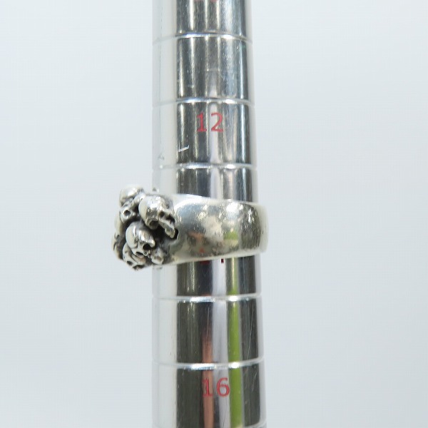 実際に弊社で買取させて頂いたSTANLEY GUESS/スタンリーゲス マルチスカルリング 14号の画像 6枚目