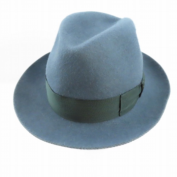実際に弊社で買取させて頂いたBorsalino/ボルサリーノ 兎毛 リボン フェルト ハット /57
