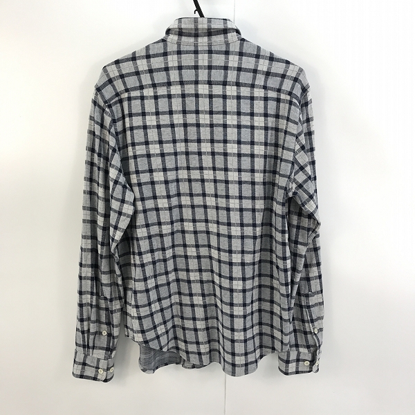 実際に弊社で買取させて頂いたLACOSTE/ラコステ コットンニット チェック 長袖シャツ CH9870 /41の画像 1枚目