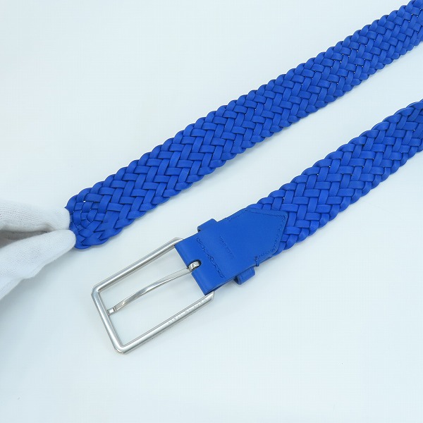 実際に弊社で買取させて頂いたBOTTEGA VENETA/ボッテガヴェネタ イントレチャート レザーベルト 657146 v0rt1の画像 2枚目