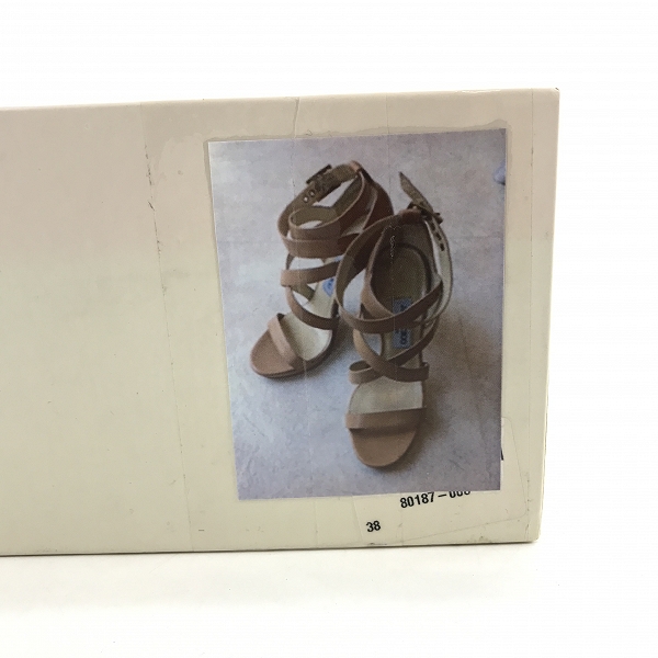 実際に弊社で買取させて頂いたJIMMY CHOO/ジミーチュウ  アンクルストラップ サンダル ハイヒール/ピンヒール/38の画像 9枚目