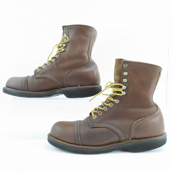 実際に弊社で買取させて頂いたRED WING/レッドウィング ロガーブーツ Z41 PT91 8.5Dの画像 3枚目
