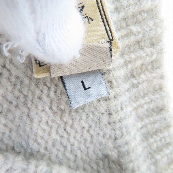 実際に弊社で買取させて頂いたMAISON KITSUNE メゾンキツネ FOX HEAD/フォックスヘッド セーター KMM-0461-B/Lの画像 3枚目