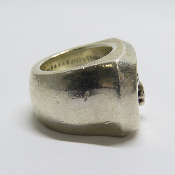 実際に弊社で買取させて頂いたCHROME HEARTS/クロムハーツ BIG PJ/ビッグピージェー FOTI/フォティ マハリア リング  9-10号の画像 4枚目