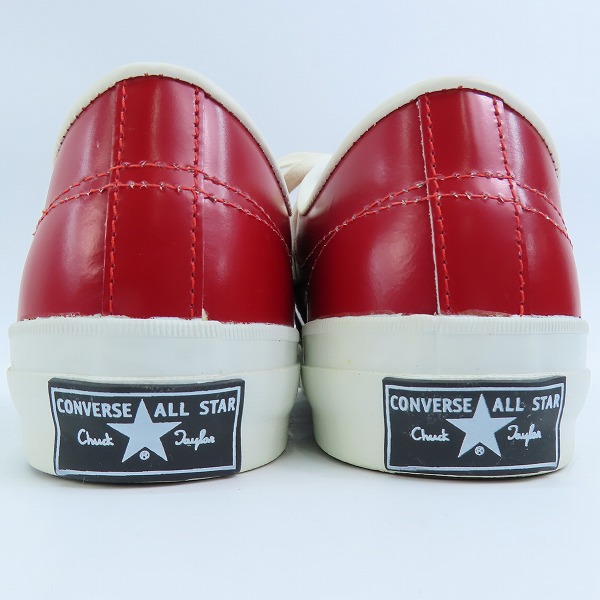実際に弊社で買取させて頂いたCONVERSE/コンバース JACK STAR RETRO /ジャックスター レトロ レッド/ブラック/8の画像 1枚目