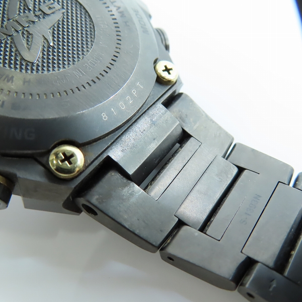 実際に弊社で買取させて頂いたG-SHOCK/Gショック MR-G 赤備え GPSハイブリッド電波ソーラー MRG-G1000B-1A4JRの画像 6枚目