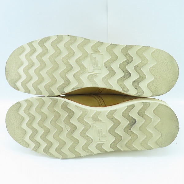 実際に弊社で買取させて頂いたRED WING/レッドウィング ワークブーツ スエード レースアップ 8833/8.5Dの画像 2枚目