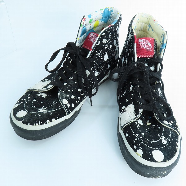 実際に弊社で買取させて頂いた【難有】VANS/バンズ SK8-HI/スケートハイ ペイントデザイン ハイカットスニーカー TB40/8.5