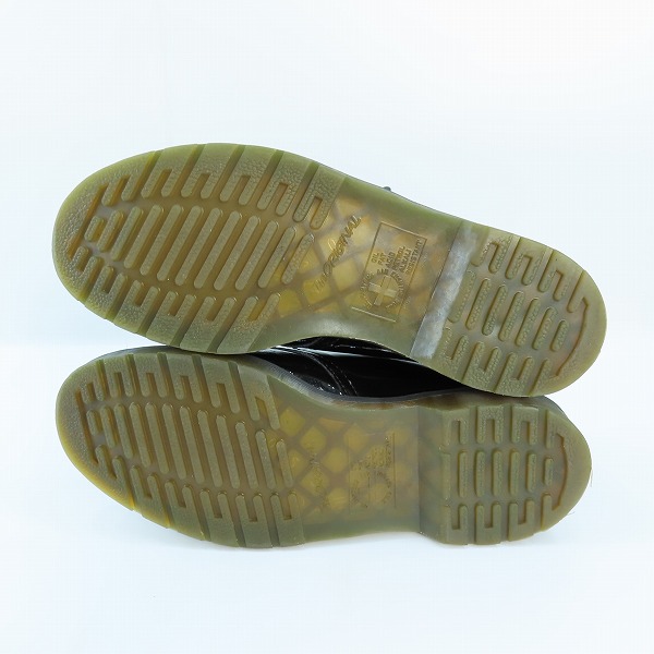 実際に弊社で買取させて頂いたDr.Martens×BEAMS/ドクターマーチン×ビームス PATENT LAMPER 3ホール 1461B 21713001/UK10の画像 2枚目