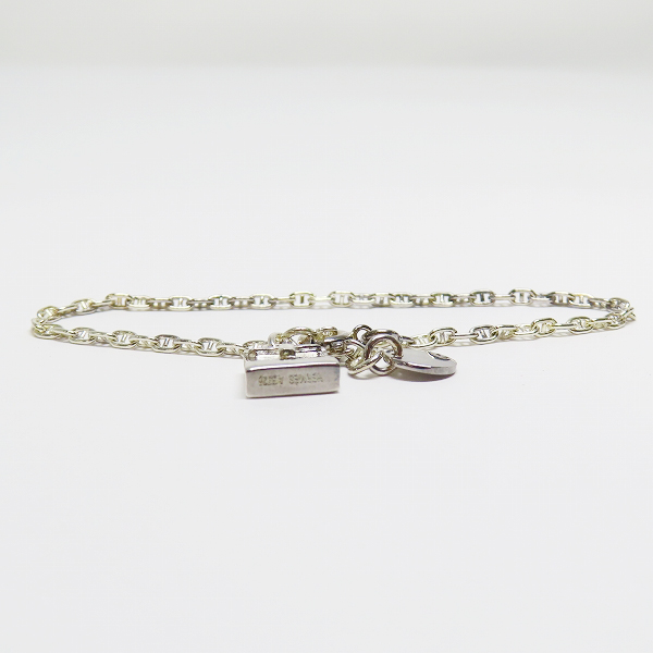 実際に弊社で買取させて頂いたHERMES/エルメス アミュレット ケリー ブレスレット ミニミニ シェーヌダンクルチェーン AG925の画像 1枚目