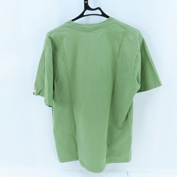 実際に弊社で買取させて頂いたA BATHING APE/アベイシングエイプ シャーク ジップ/ZIP プリント コットン 半袖Tシャツ Lの画像 1枚目