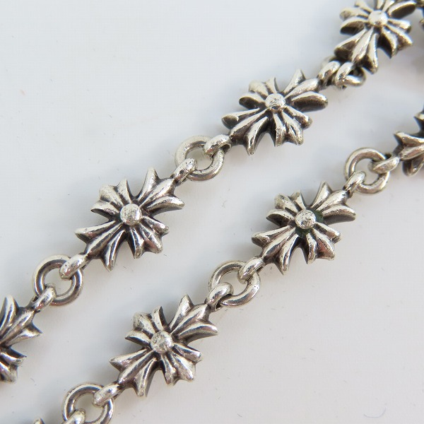 実際に弊社で買取させて頂いたCHROME HEARTS/クロムハーツ タイニーE CHプラス ブレスレット 12リンクの画像 7枚目