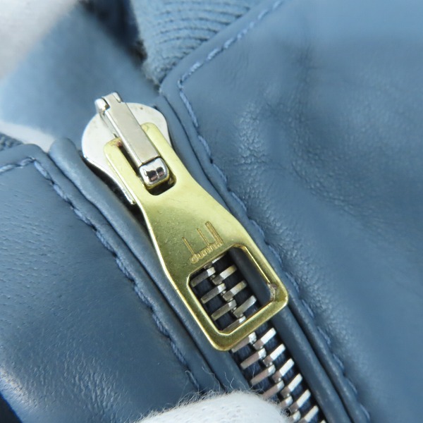 実際に弊社で買取させて頂いたdunhill london/ダンヒル ロンドン ラムレザー ジップアップブルゾン RN149617/CA5283/XLの画像 7枚目