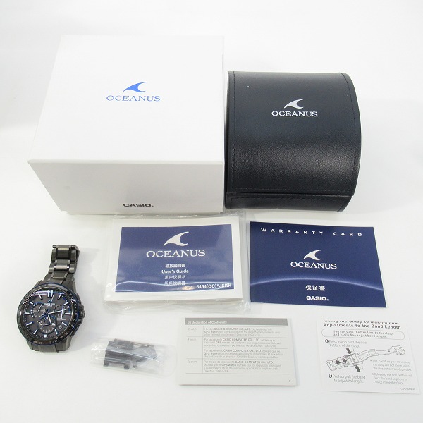 実際に弊社で買取させて頂いたCASIO/カシオ OCEANUS/オシアナス GPS電波ソーラー 腕時計/ウォッチ OCW-G1200B-1AJFの画像 9枚目