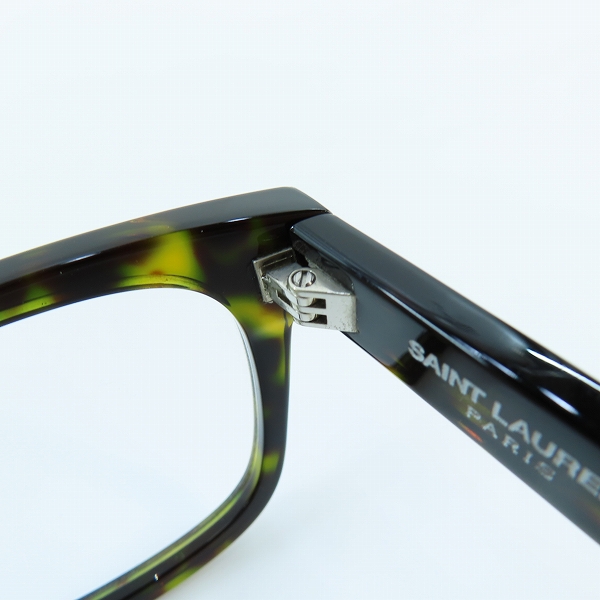 実際に弊社で買取させて頂いたSAINT LAURENT PARIS/サンローラン メガネフレーム アイウェア SL50/F 002の画像 6枚目