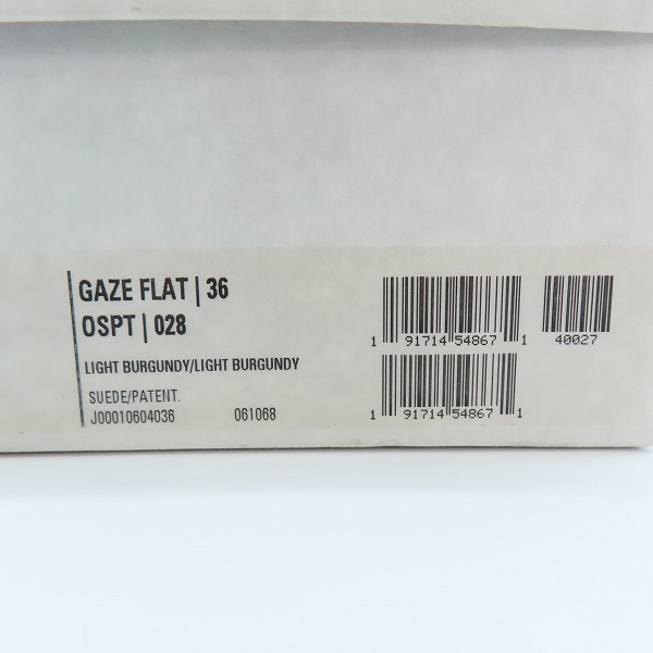 実際に弊社で買取させて頂いたJIMMY CHOO/ジミーチュウ GAZE FLAT スエード フラットパンプス /36の画像 9枚目