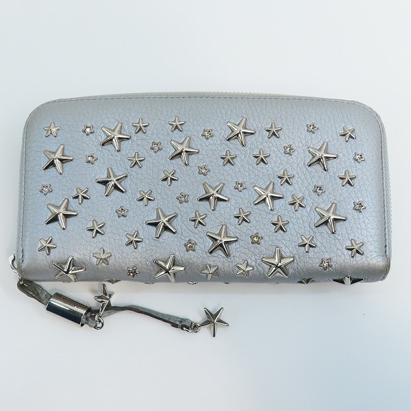実際に弊社で買取させて頂いたJIMMY CHOO/ジミーチュウ ラウンドファスナー 長財布