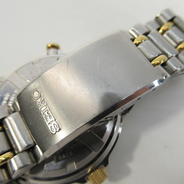 実際に弊社で買取させて頂いたSEIKO/セイコー YACHT TIMER/ヨットタイマー クォーツ メンズ 腕時計 8M37-7000【動作未確認】の画像 6枚目