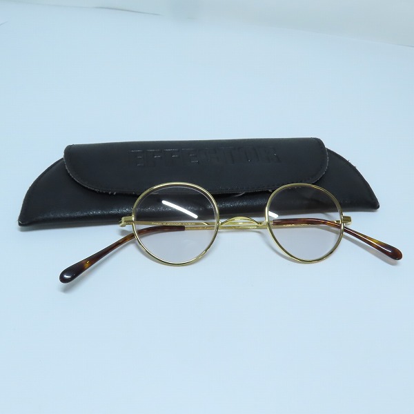 実際に弊社で買取させて頂いたEFFECTOR/エフェクター LAYLA/レイラ チタニウム ラウンド型 眼鏡/メガネフレームの画像 9枚目