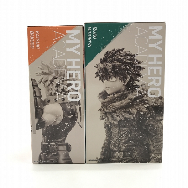 実際に弊社で買取させて頂いた【未開封】BANDAI/バンダイ 一番くじ 僕のヒーローアカデミア/ヒロアカ -VS- 緑谷出久/爆豪勝己 A賞/B賞/フィギュア 2点セットの画像 1枚目