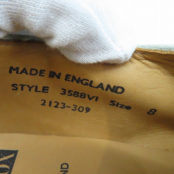 実際に弊社で買取させて頂いたGEORGE COX/ジョージコックス 3588 VI D RING GIBSON/ギブソン レザーシューズ/8の画像 5枚目