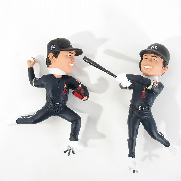実際に弊社で買取させて頂いたFOCO PLAYER BOBBLE ボブルヘッド  ASG/オールスター 2021 大谷翔平 二刀流 Spinning Base 首振り フィギュアの画像 1枚目