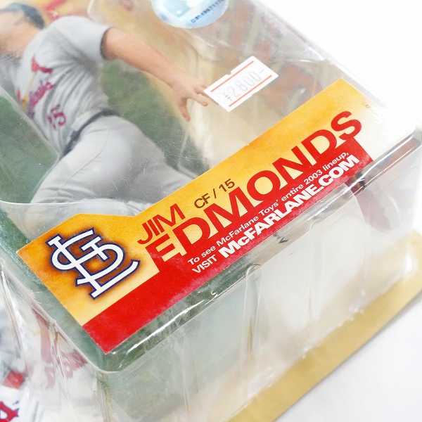 実際に弊社で買取させて頂いた【未開封】McFARLANE TOYS/マクファーレントイズ セントルイス・カージナルス #15 JIM EDMONDS ジム・エドモンズ フィギュアの画像 5枚目