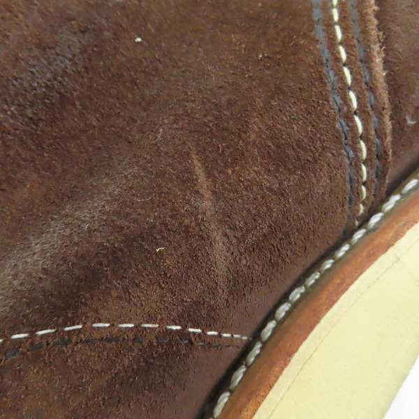実際に弊社で買取させて頂いたREDWING/レッドウィング クラシックワーク 6インチ モックトゥ ブーツ 8878/US8の画像 7枚目