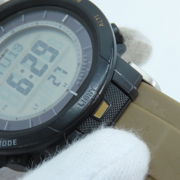 実際に弊社で買取させて頂いたCASIO/カシオ PRO TREK/プロトレック トリプルセンサー/タフソーラー PRG-30-5JFの画像 5枚目