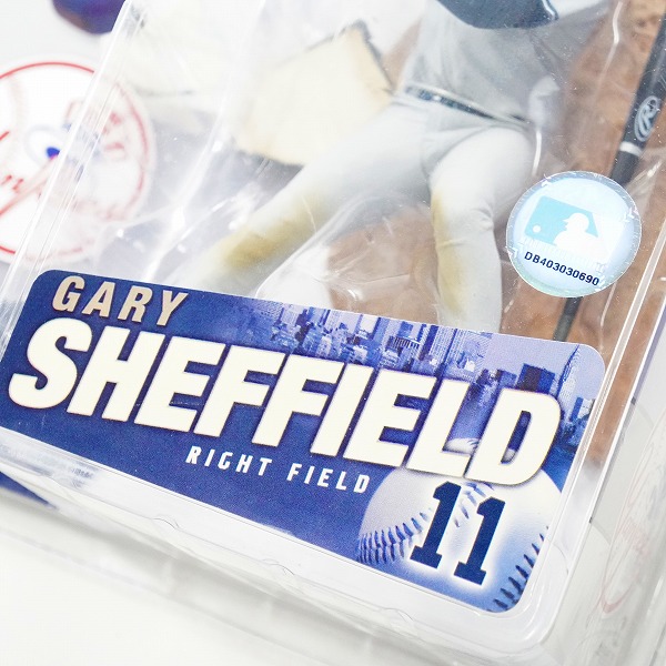実際に弊社で買取させて頂いた【未開封】McFARLANE TOYS/マクファーレントイズ ニューヨーク・ヤンキース #11 GARY SHEFFIELD フィギュア 2点セットの画像 5枚目