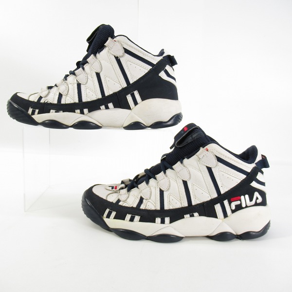 実際に弊社で買取させて頂いた【観賞用】FILA/フィラ SPAGHETTI/スパゲッティ ハイカットスニーカー 1VB90045-127/US9.5の画像 3枚目