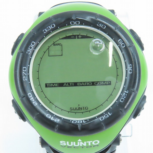 実際に弊社で買取させて頂いたSUUNTO/スント VECTOR/ベクター グリーン 腕時計【動作未確認】