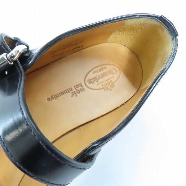 実際に弊社で買取させて頂いたnoir keininomiya ×church's/ノワール・ケイニノミヤ(ギャルソン)×チャーチ メリージェーンシューズ/ブラック/36の画像 4枚目