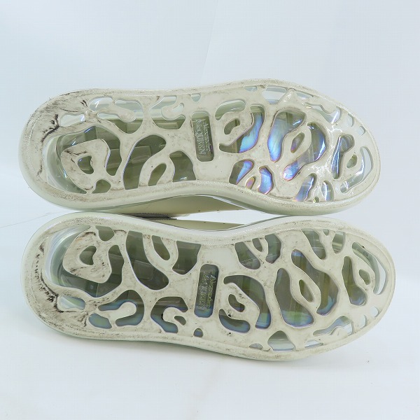 実際に弊社で買取させて頂いたAlexander McQueen/アレキサンダーマックイーン  WIA3A OVERSIZED スニーカー 662657/39の画像 2枚目