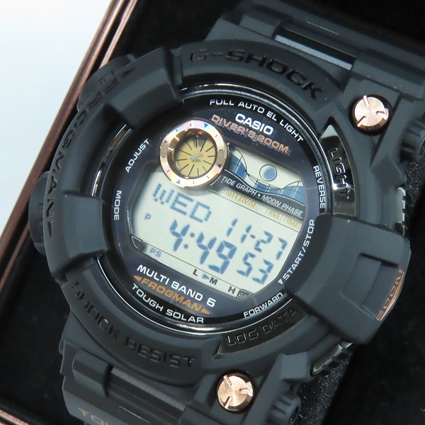実際に弊社で買取させて頂いたG-SHOCK/Gショック FROGMAN フロッグマン ソーラー電波 GWF-1000B-1JR