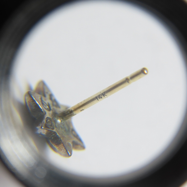 実際に弊社で買取させて頂いたCHROME HEARTS/クロムハーツ スター スタッド ピアス の画像 3枚目