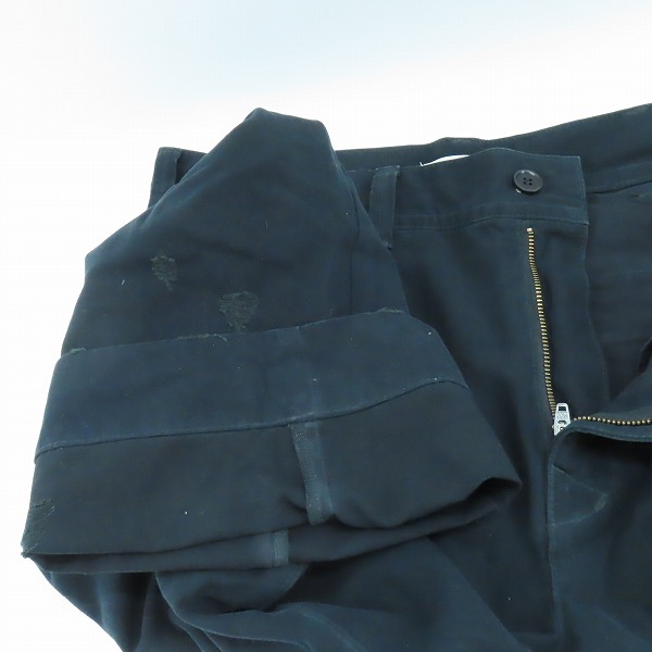 実際に弊社で買取させて頂いたUNDERCOVER/アンダーカバー ダメージ加工 コットンツイル切り替え パンツ UP2D4501/3の画像 4枚目