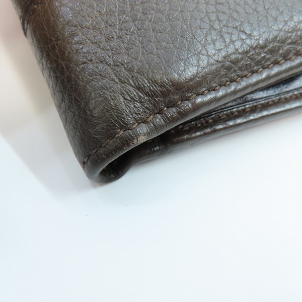実際に弊社で買取させて頂いたBVLGARI/ブルガリ レザー二つ折り財布の画像 6枚目