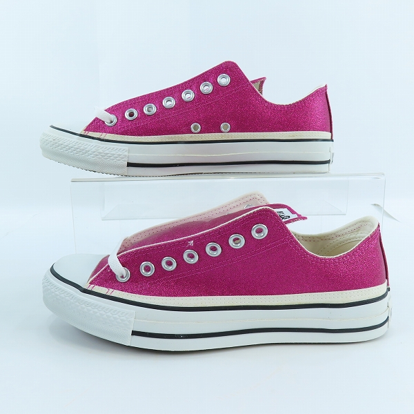 実際に弊社で買取させて頂いた【未使用】 CONVERSE/コンバース ALL STAR GLITTER OX/オールスター 1R877/27の画像 3枚目