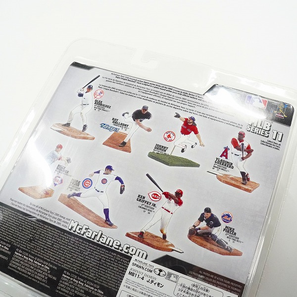 実際に弊社で買取させて頂いた 【未開封】McFARLANE/マクファーレン ボストン・レッドソックス #18 JOHNY Damon ジョニー・デイモン グレー フィギュアの画像 6枚目