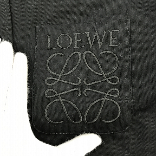 実際に弊社で買取させて頂いた【未使用】LOEWE/ロエベ 24FW SHIRT アナグラム シャツ H526Y05X82 37 の画像 8枚目