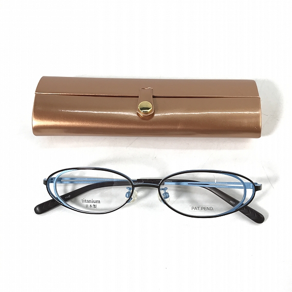 実際に弊社で買取させて頂いたTAKANORI YUGE/タカノリユゲ MIST メガネフレーム アイウェア TY-37の画像 9枚目