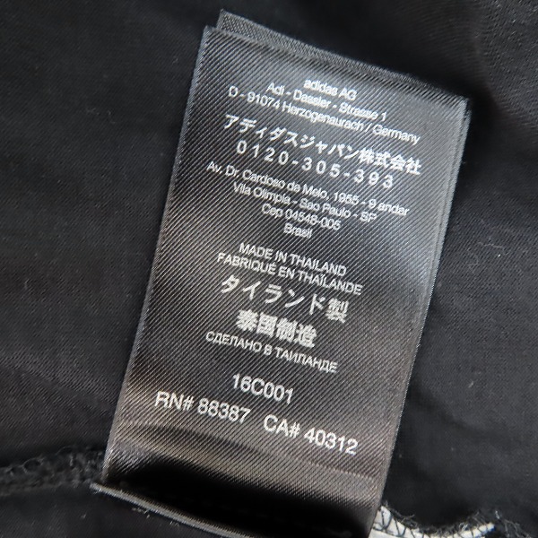 実際に弊社で買取させて頂いたY-3/ワイスリー アディダス×ヨウジヤマモト M LOGO LS TEE/長袖Tシャツ DY7293/XSの画像 5枚目