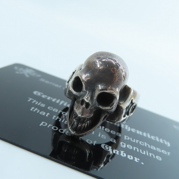 実際に弊社で買取させて頂いた【ギャラ付】Gabor/ガボール シングルスカルリング 18.5-19.5号