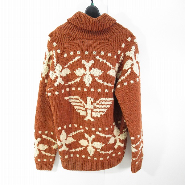 実際に弊社で買取させて頂いたCALEE/キャリー 13AW イーグル ショールカラー ウールニット CL-13AW059/Lの画像 1枚目